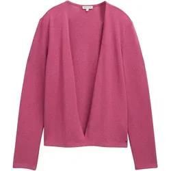 TOM TAILOR Damen Basic Cardigan, rosa, Gr. M