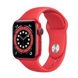 Apple Watch Series 6 (2020) GPS 40 mm - Aluminium Rot - Sportarmband Rot