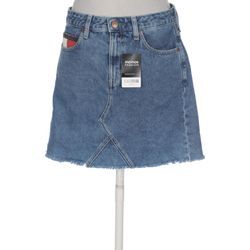 Tommy Jeans Damen Rock, blau, Gr. 26