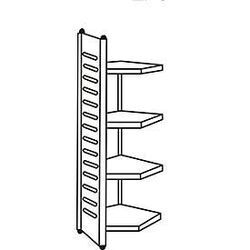 Zusatz-Eckboden f. Regale G1, 400x400 mm