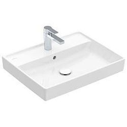 Villeroy & Boch Collaro Waschtisch 4A336G01 mit Überlauf, Unterseite geschliffen, 60x47cm, weiß