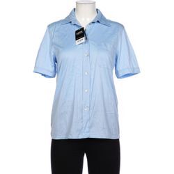 Peter Hahn Damen Bluse, blau, Gr. 38