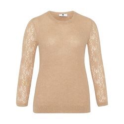 Rundhals-Pullover Emilia Lay beige