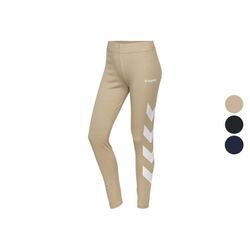 Hummel Damen Leggings mit Logo, mit Baumwolle