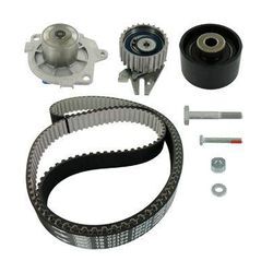 SKF Wasserpumpe + Zahnriemensatz OPEL,SUZUKI,SAAB VKMC 05194 93186866,60813592,1740079J51 Wasserpumpe + Zahnriemenkit 5636943,93178811,55212159