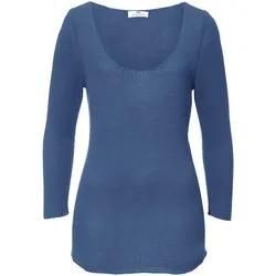 Pullover aus 100% Premium-Kaschmir Peter Hahn Cashmere blau, 48