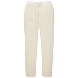 TOM TAILOR Damen Gemusterte Sweathose, beige, Gemustert, Gr. 42