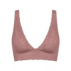 sloggi - BH-Top - Rose Brown XS - sloggi Zero Feel Lace - Unterwäsche für Frauen