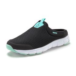 Slip-On Sneaker LASCANA, Damen, Gr. 36, schwarz, Obermaterial: 100% Textilmaterial. Futter: 100% Textilmaterial. Decksohle: 100% Textilmaterial. Laufsohle: 100% Synthetik, unifarben, casual, Schuhe, Halbschuh, Freizeitschuh, Sabot, Clogs aus leichtem Mesh-Material