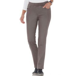 Thermojeans CASUAL LOOKS Gr. 52, Normalgrößen, grau (dunkeltaupe) Damen Jeans