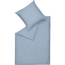 Bettwäsche ESPRIT "Washed Cotton" Gr. B/L: 200cm x 200cm, , Renforcé, B/L: 80cm x 80cm & 80cm x 80cm, blau Renforcé Qualität