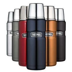 THERMOS Kanne King Isolierflasche 0,47L Flasche Isolierkanne Tee Drehverschluss Farbe: Midnight blue