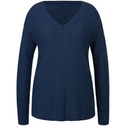 V-Pullover Anna Aura blau