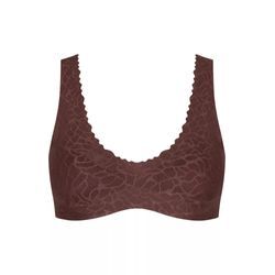 sloggi - Bralette - Eggplant XL - sloggi Zero Feel Lace - Unterwäsche für Frauen