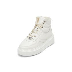 Sneaker MARC O'POLO "mit Teddyfellfutter" Gr. 38, beige, Damen, Obermaterial: 100% Leder (Rind), unifarben, Schuhe