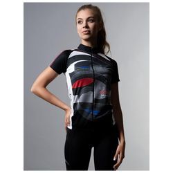 T-Shirt TRIGEMA "TRIGEMA Fahrradjacke aus atmungsaktivem Material" Gr. L, schwarz Damen Shirts