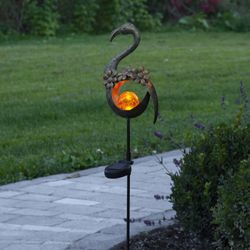 LED-Solarleuchte Melilla Bird in Flamingo-Form