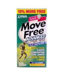 Move Free, Advanced Plus 1500 mg MSM, 120 Tabletten []