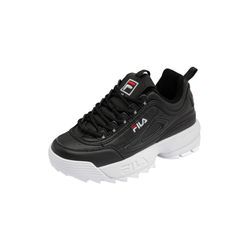 Sneaker FILA "DISRUPTOR teens", Gr. 37, schwarz, Textil, Synthetik, sportlich, Schuhe