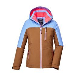 Funktionsjacke KILLTEC "KOW 353 GRLS JCKT", Kinder, Gr. 116, braun, Oberstoff: 100% Polyester, Futter: 100% Polyester, Wattierung: 100% Polyester, sportlich, Jacken