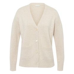 Strickjacke V-Ausschnitt include beige