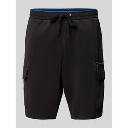 Regular Fit Cargoshorts mit elastischem Bund