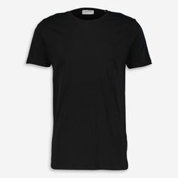 4er-Pack schwarze Basic-T-Shirts