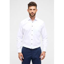 Langarmhemd ETERNA "MODERN FIT" Gr. 44, Normalgrößen, weiß, Herren, 100% cotton, Hemden