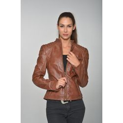 Lederjacke MAZE "Brightwater" Gr. L, braun (cognac) Damen Jacken