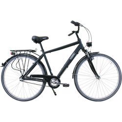 Cityrad HAWK BIKES "Citytrek Gent Premium" Gr. 48, schwarz, Fahrräder, 48cm, 28 Zoll (71,12cm), für Damen und Herren