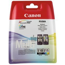 Original Canon 2970B010 / PG-510 CL-511 Druckerpatronen Multipack (Schwarz,Cyan,Magenta,Gelb)