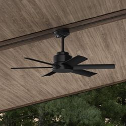 Hunter Kennicott Deckenventilator schwarz matt