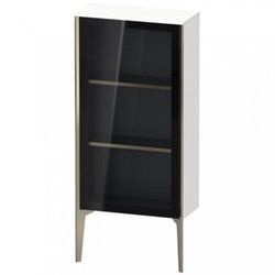 Duravit XViu XV1361 Halbhochschrank mit Glastür stehend, Anschlag rechts, 500x240 mm, Höhe 890 mm