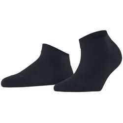 FALKE Damen Sneaker-Socken Multipack - Sensitive London, Baumwolle, Bündchen, Logo, einfarbig, kurz Dunkelblau 35-38 2er Pack (2x1P)