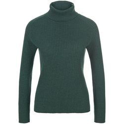 Rollkragen-Pullover aus 100% Schurwolle-Merino Peter Hahn grün