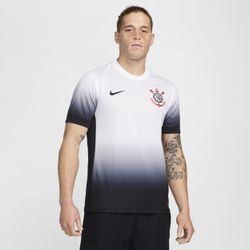 S.C. Corinthians 2024/25 Stadium Home Nike Replika-Fußballtrikot mit Dri-FIT-Technologie (Herren) - Weiß