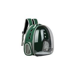 Gojoy - Haustier Rucksack Zusammenklappbarer transparenter Rucksack Atmungsaktive Raumkapsel Transportbox für Katzen-Hund im Freien Wandernden und