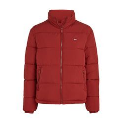 Steppjacke TOMMY JEANS CURVE "TJW ESSENTIAL PUFFER EXT" Gr. 4XL (48), rot (regatta red) Damen Jacken in Großen Größen