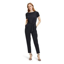 Overall BETTY BARCLAY "Betty Barclay Jumpsuit mit Eingrifftaschen" Gr. 38, Normalgrößen, blau (dunkelblau) Damen, Overalls Form