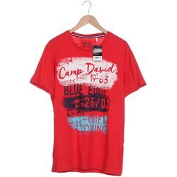 Camp David Herren T-Shirt, rot, Gr. 56