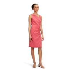 Cocktailkleid VERA MONT "Vera Mont ohne Arm" Gr. 44, Normalgrößen, pink grapefruit Damen Kleider Falten