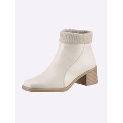 Stiefelette CAPRICE Gr. 39, beige (ecru) Damen Schuhe