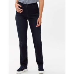 Raphaela by Brax Damen Five-Pocket-Hose Style CORRY SLASHDARK BLUE + EFFEKT, dunkelblau, Gr. 36