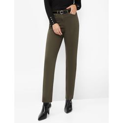 Raphaela by Brax Damen Five-Pocket-Hose Style PATTI STRAIGHT, Oliv, Gr. 36