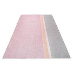 Teppich ESPRIT "Salt River" Gr. 31, rosa, B:130cm H:6mm L:190cm, Kunstfaser, Teppiche, weicher Kurzflor, Wohnzimmer