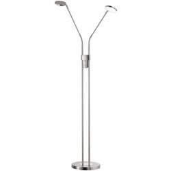 Stehleuchte Wohnzimmerlampe led Standlampe Dimmbar 2-Flammig h 150 cm