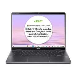 Acer Chromebook Plus Spin 714 Touchscreen | CP714-1HN | Grau