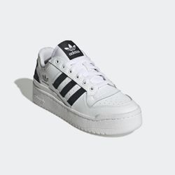 Sneaker ADIDAS ORIGINALS "FORUM BOLD" Gr. 38, schwarz-weiß (cloud weiß, core schwarz, cloud weiß), Synthetik, Leder, Schuhe