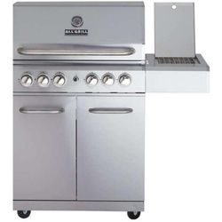 All Grill - allgrill Gasgrill allrounder l Modular Grundmodell 4 Brenner, Seitenkocher, Backburner (100304)