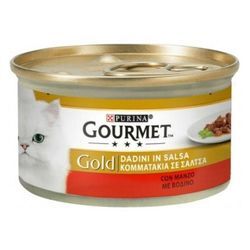 Gourmet Gold Chunks in Sauce mit Purina Rindfleisch 85 Gramm